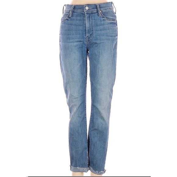 COPY - Mother Stunner Zip Ankle Step Fray Good Girls Do Jeans - Picture 1 of 2